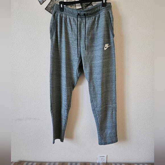 Nike Advance 15 Sweat PantClay Green & White Jogger Pants Size XL - Picture 10 of 14